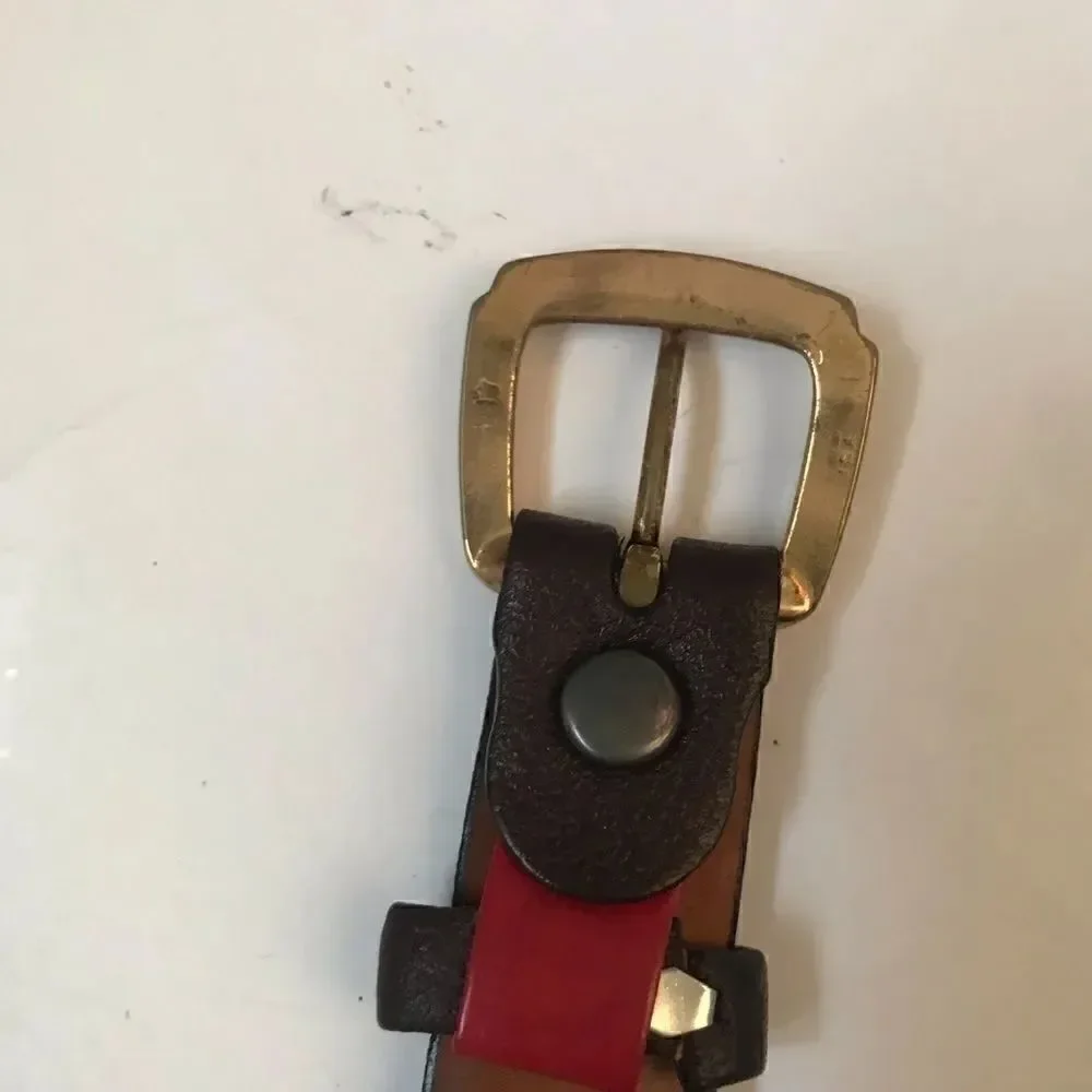 Hickok leather buckle men’s